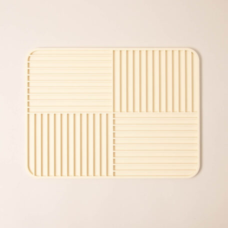 Silikon Abwaschmatte, beige, 30x40.2cm