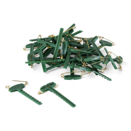 Anstecknadel Reverse 'grün' 50 Stück