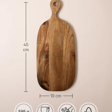 Akazienholzbrett, 45 x 19 cm