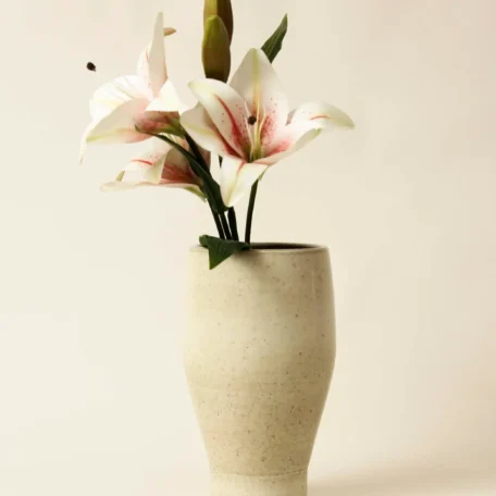 Merle pot, crème, 28cm