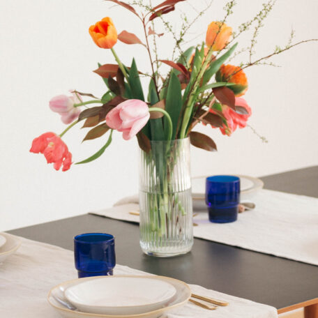 Vase en verre Rill, 12x25cm