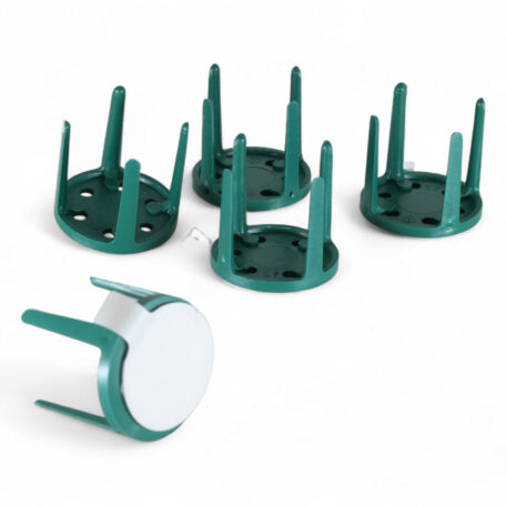 Pinholder 'grün' d3cm mit Klebeband 5 Stück