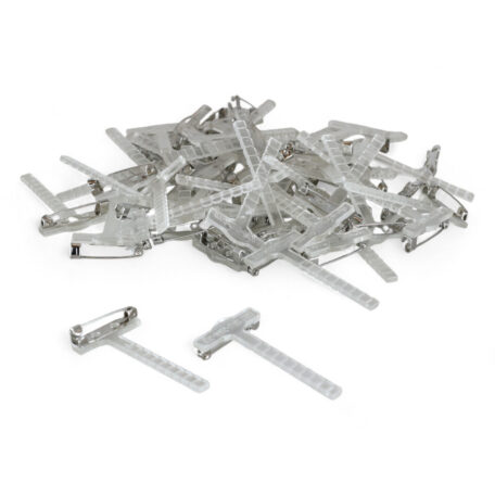 Anstecknadel Reverse 'transparent' 50 Stück