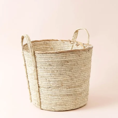 Maiskorb, natur, 36x36xH30cm