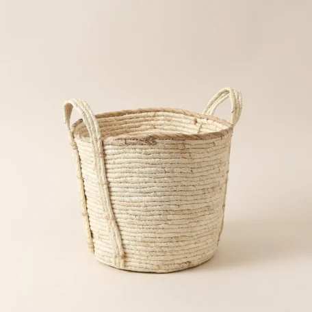 Maiskorb, natur, 31x31xH26cm