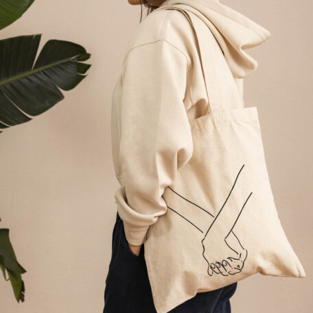 Totebag Peace, 37x42cm