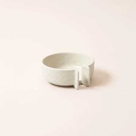 Keramik Seifenschale, sand, D10