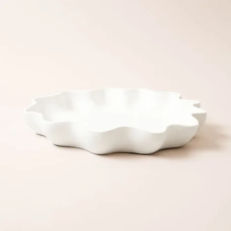 Fruchtschale, Fleur, Weiss, D31cm