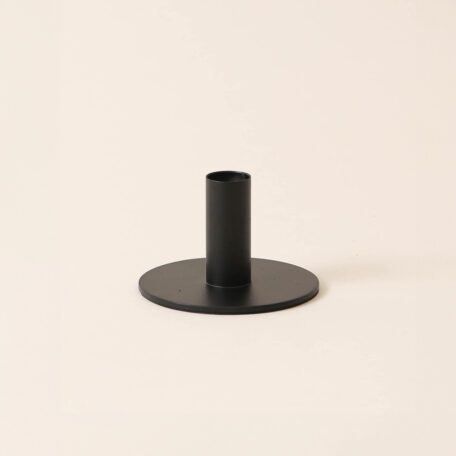 Kerzenständer, schwarz, 6cm