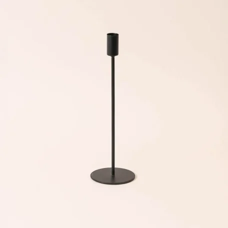 Kerzenständer, schwarz, 29cm