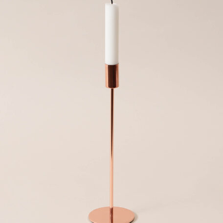Kerzenständer, rosé, 27cm