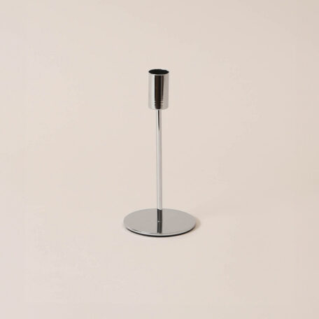 Kerzenständer, silber, 17cm