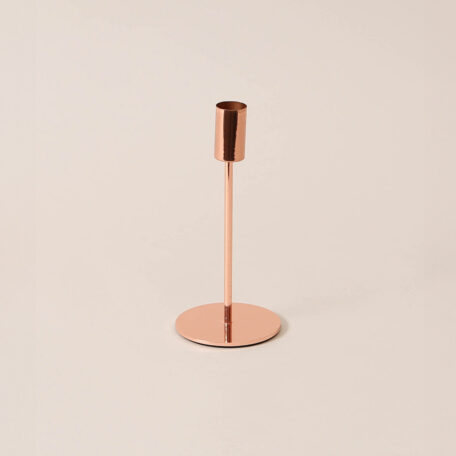 Kerzenständer, rosé, 17cm