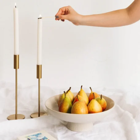 Kerzenständer Messing Look,8x30cm