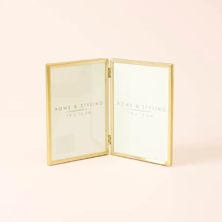 Cadre photo doré, 18x13