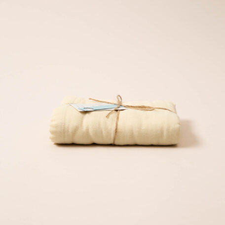 Musselin Tuch, 120x100cm, vanilla