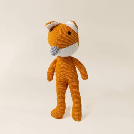 Gestrickter Fuchs, braun