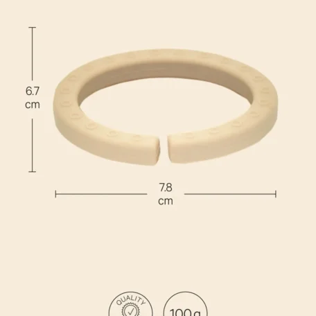 Kids anneaux à enfiler pastel,6 pcs.