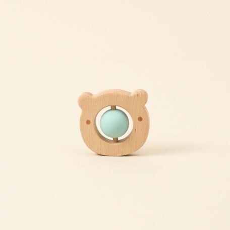 Hochet pour enfants, ourson, menthe