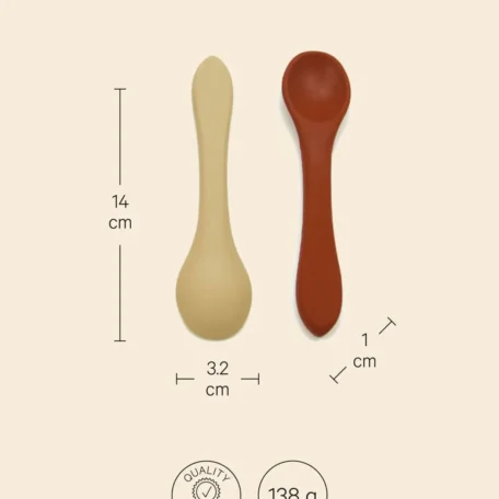 Silikon Löffelset. 4 tlg