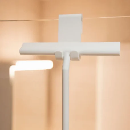 Silikon Duschabzieher, weiss