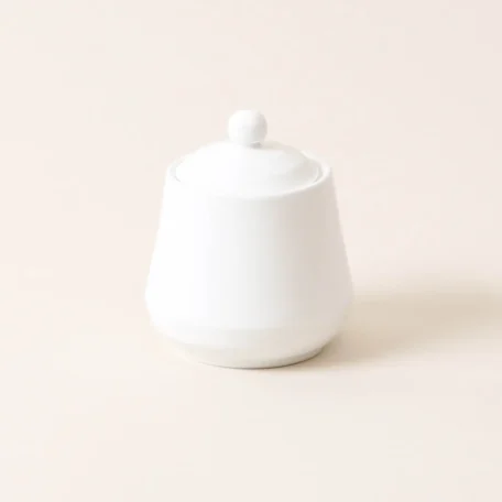 Zuckerdose mit Deckel, 8 x 8 x 10 cm