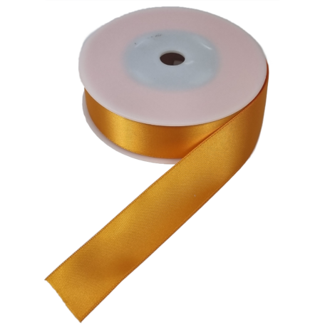 Satinband dunkelorange 25mmx25m