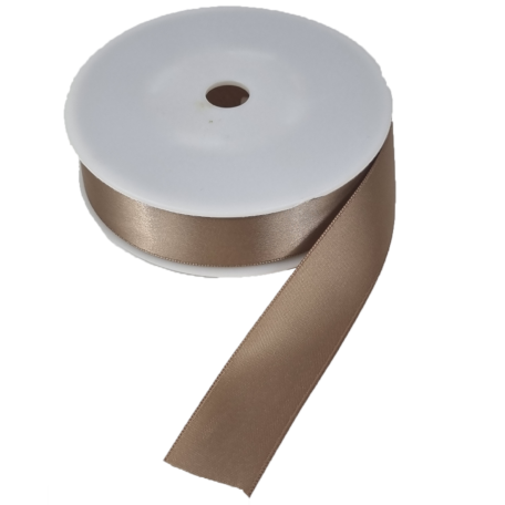 Satinband braun 25mmx25m