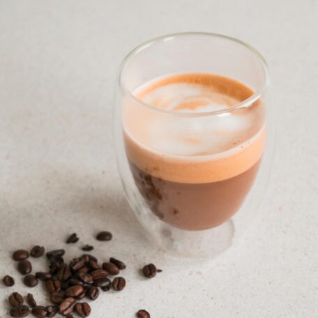 Doppelwandiges Cappuccino Glas Kaffee Cup, 4. Stk