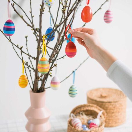 Bastel Ostereier do it yourself Deko