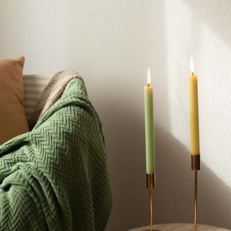 Kerzenständer, gold, 28cm