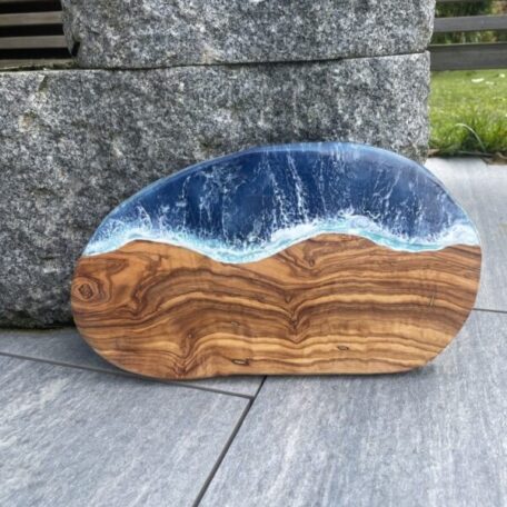 Oceanbrett aus Olivenholz