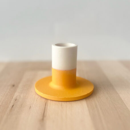 Chandelier, blanc-orange