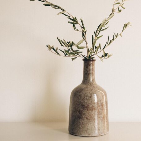 Oliver Vase brun, 35x22cm