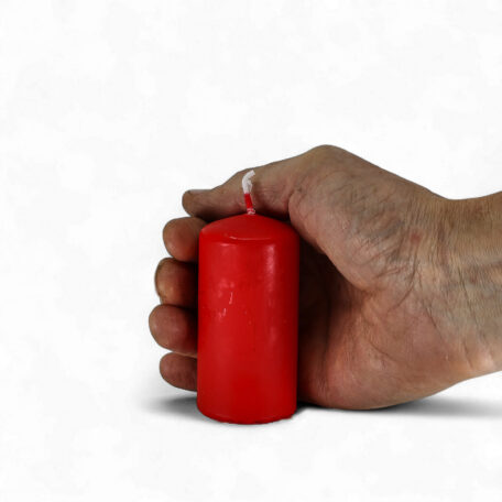 Stumpenkerze 'Rubin' Ø40mm - Höhe 80mm