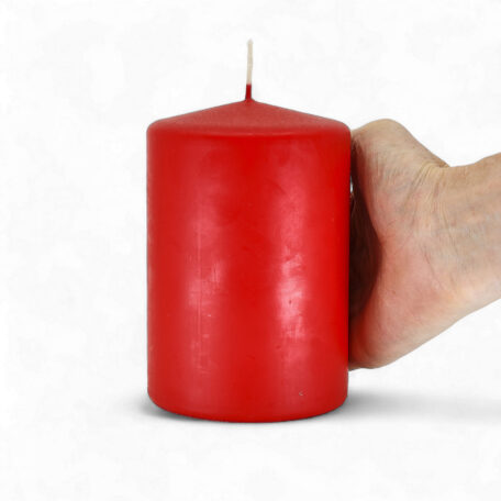 Stumpenkerze 'Rubin' Ø100mm Höhe 150mm