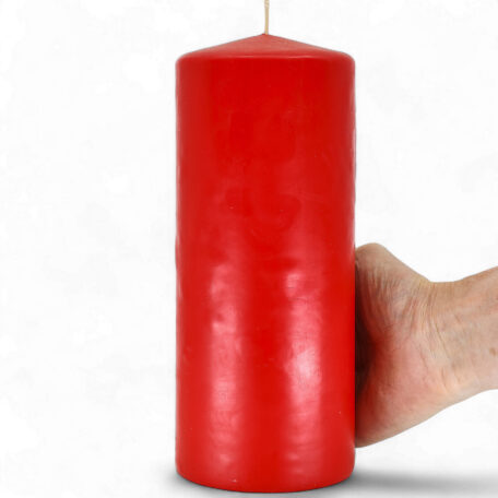 Stumpenkerze 'Rubin' Ø100mm Höhe 250mm