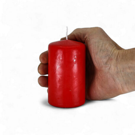 Stumpenkerze 'Rubin' Ø60mm Höhe 100mm