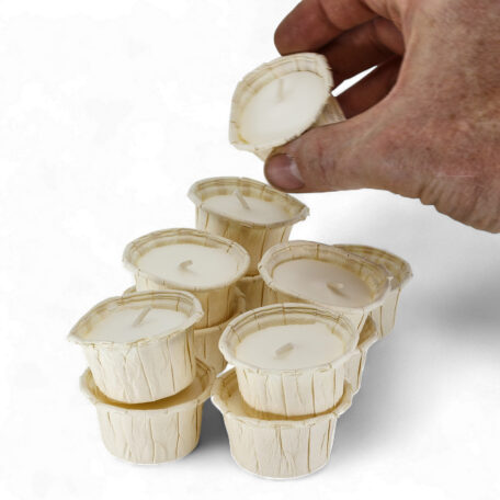 Teelicht 'Papier' 6h à 12 Stück