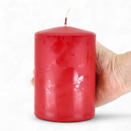 Stumpenkerze 'Karminrot' Ø100mm Höhe 150mm