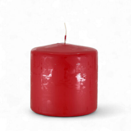 Stumpenkerze 'Karminrot' Ø100mm Höhe 100mm