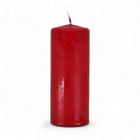 Stumpenkerze 'Karminrot' Ø60mm Höhe 150mm