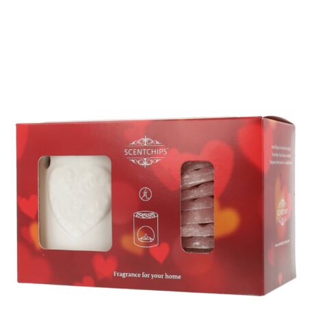 Geschenkset Burner schwarz & Duftwachs Belle Vie