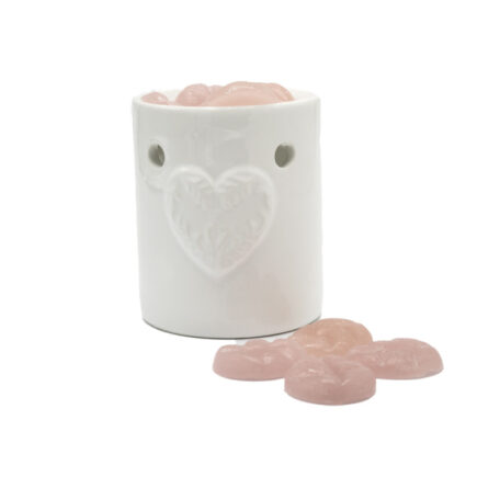 Geschenkset Burner schwarz & Duftwachs Belle Vie