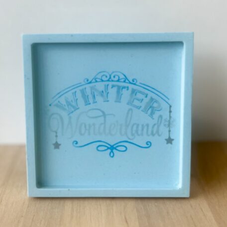 Plateau carré Winter Wonderland