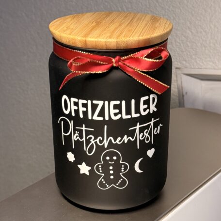 Keksdose Plätzchentester