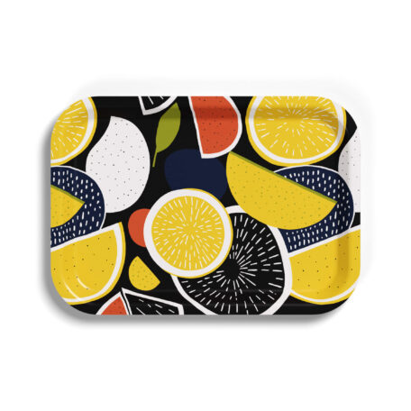 Tablett aus Birkenholz 'Juice of the Day', 34 x 24 cm